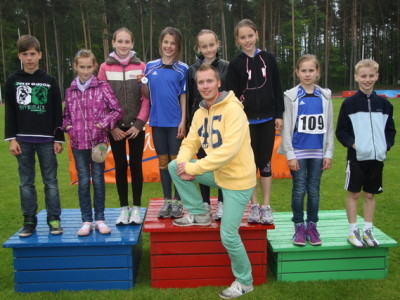 Amanda Laučjuna labākā 300m skrējēja Latvijā