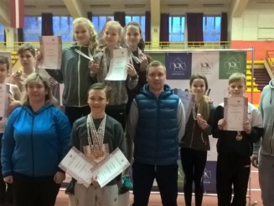 Aizvadīts LČ vieglatlētikā telpās U14 grupai