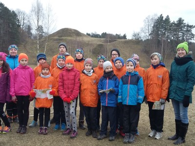 Orientieristiem koptreniņi Tērvetē