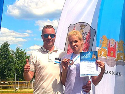 Ogres NSC vieglatlētiem trīs bronzas Rīgas čempionātā