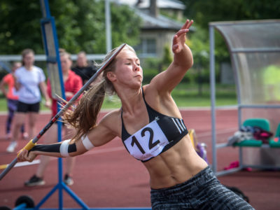 Ogres NSC šķēpmetējiem trīs medaļas J.Lūša kausu izcīņā