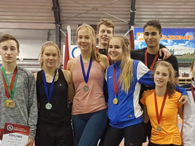 Ogres NSC vieglatlētiem septiņas godalgas Kuldīgā