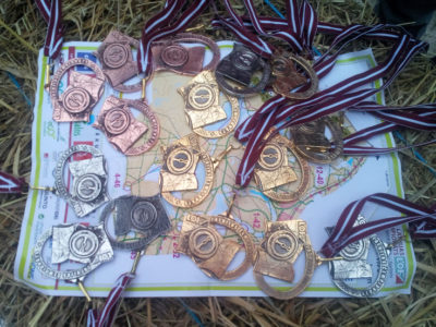 Ogres orientieristiem 25 medaļas Latvijas ziemas čempionātā