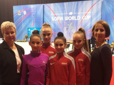 Santa Stepulāne LR sastāvā Pasaules kausa etapā mākslas vingrošanā