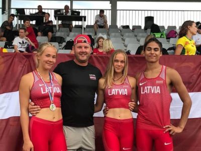 Baltijas U18 komandu čempionātā – Nikolai Ozolai sudrabs lodes grūšanā