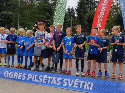 Aktīvi un sportiski aizvadīti Ogres pilsētas svētki.
