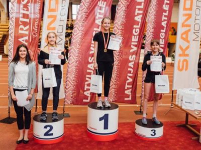 Mūsu vieglatlētiem medaļas Rīgas un Latvijas čempionātos