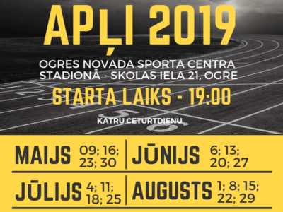 Tradicionālie “Veselības apļi” uzsāk savu sezonu jau 09.maijā.