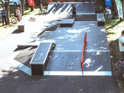 ONSC stadionā atklāts skeitparks