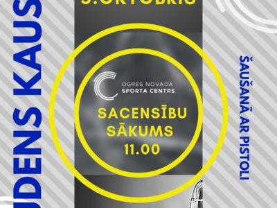 21.09 paredzētās šaušanas sacensības tiek pārceltas 05.10.
