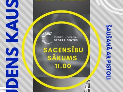 Jaunā ŠAUŠANAS sacensību sezona startē jau 21.septembrī