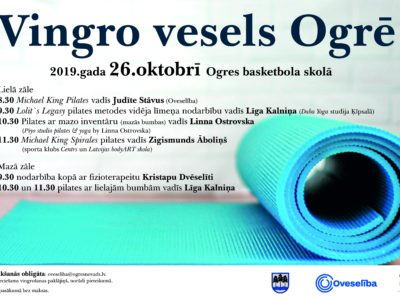 ”Vingro Vesels Ogrē” jau 26.oktobrī
