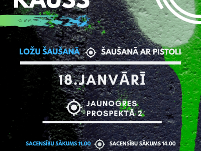 Pirmās šaušanas sacensības 2020.gadā jau 18.janvārī