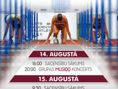 Valsts prezidenta balva vieglatlētikā jau šodien!
