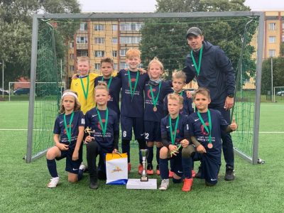 Ogres NSC futbolistiem bronza Ventspilī