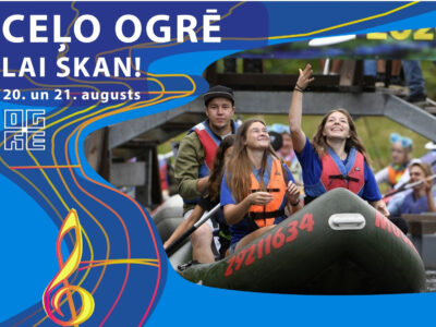 PIESAKIES OGRES PILSĒTAS SVĒTKU LAIVU PARĀDEI