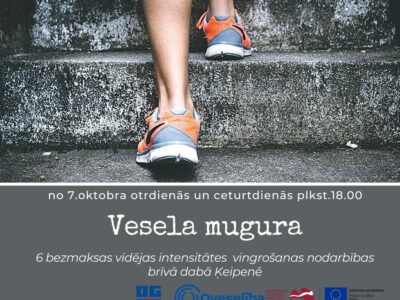 Vingrošanas nodarbības darbspējīgajiem Ķeipene