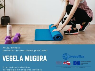 Bezmaksas vingrošanas nodarbību cikls darbspējīgajiem “Vesela mugura”