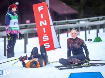 Latvijas čempionāts distanču slēpošanā un Red Bull Stikla kalna sacensības Krimuldā.