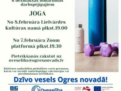 Bezmaksas jogas nodarbības