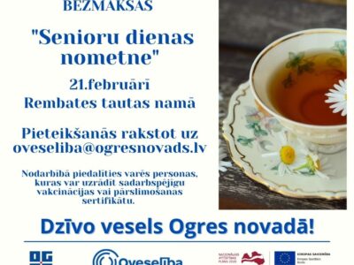 “Veselīgs dzīvesveids visu mūžu”