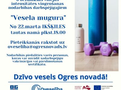 Bezmaksas nodarbības darbspējīgajiem Ikšķilē