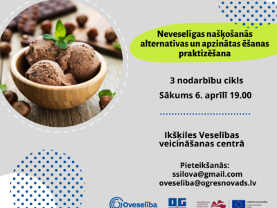 Neveselīgas našķošanās alternatīvas un apzinātas ēšanas praktizēšana / IKŠĶILĒ
