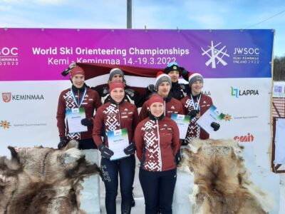 Ogres orientieristi Eiropas jauniešu čempionātā orientēšanās ar slēpēm startē lieliski