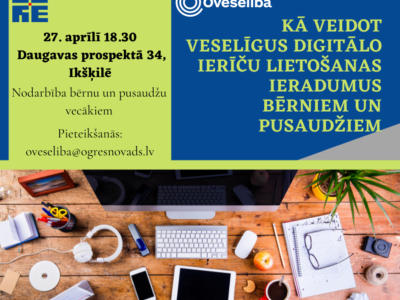 Kā veidot veselīgus digitālo ierīču lietošanas ieradumus bērniem un pusaudžiem