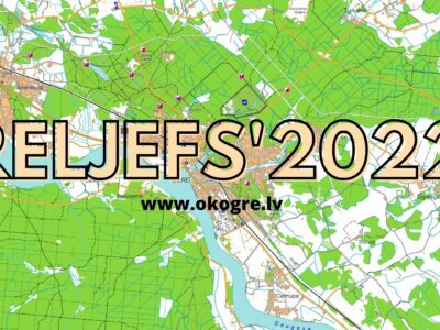 Ogres novada Tautas orientēšanās sacensības “RELJEFS 2022”