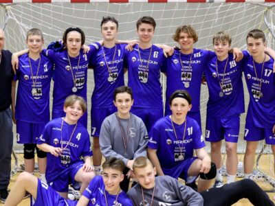 Ogres handbolisti U16 grupas vicečempioni