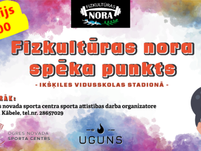 Fizkultūras nora Spēka punkts – Ikšķilē
