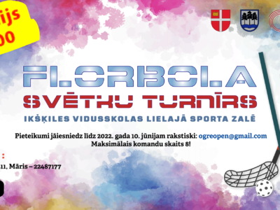 Florbola svētku turnīrs 11.jūnijā