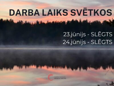 DARBA LAIKS SVĒTKOS