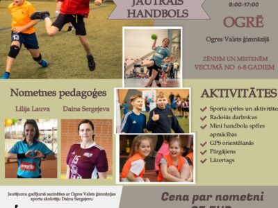 Pievienojies Handbola nometnei Ogrē