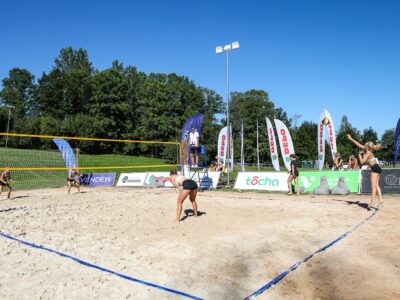 Ogresgalā norisinās Latvijas Jaunatnes čempionāts pludmales volejbolā