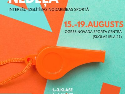 Atvērto durvju nedēļa Ogres novada sporta centrā