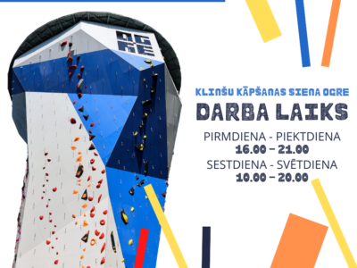 Kāpšanas tornis OGRE darba laiks