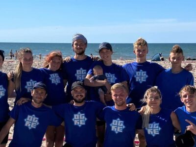 Ogrēniešiem bronza Latvijas pludmales čempionātā frisbijā