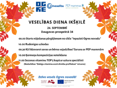 VESELĪBAS DIENA IKŠĶILĒ – 24.septembrī