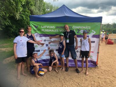 Pludmales volejbola āra sezonas labākie mirkļi