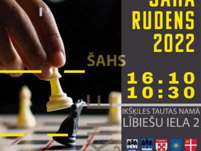 Ikšķiles šaha rudens – 16.oktobrī