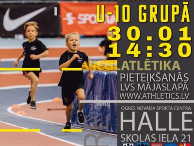 Ogres novada sporta centra atklātās sacensības vieglatlētikā U10 grupā