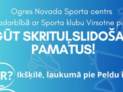 Apgūsti skrituļslidošanas pamatus Ikšķilē