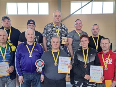 Noslēgušās LSVS 60. sacensības spiešanā guļus