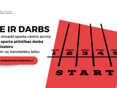 #Teirdarbs ONSC aicina darbā Sporta attīstības darba organizatoru darbam uz nenoteiktu laiku