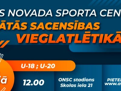 Ogres novada sporta centra atklātās sacensības vieglatlētikā