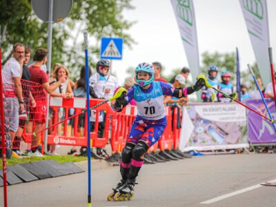 Ikšķilē noslēdzies Pasaules kausa posms Skrituļslalomā