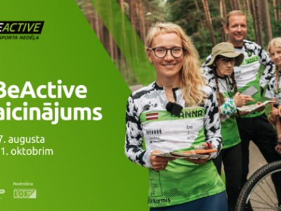 20 pilsētās Latvijā izvietoti #BeActive izaicinājuma orientēšanās kontrolpunkti