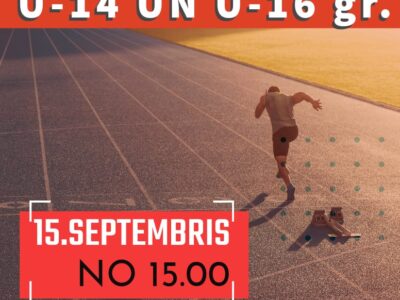 Ogres novada atklātais čempionāts vieglatlētikā U14 un U16 grupā